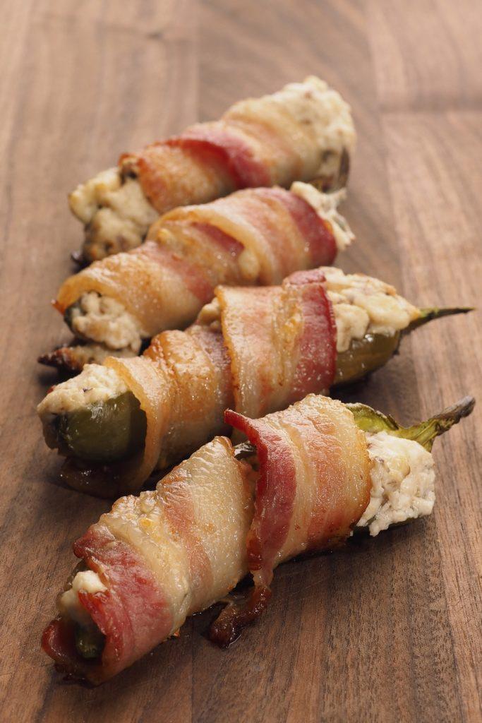 Bacon wrapped jalapeno poppers sm
