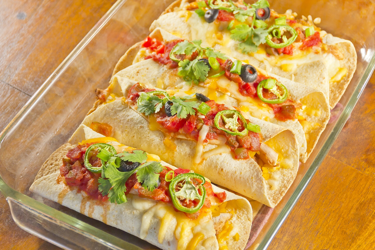 Chicken enchiladas