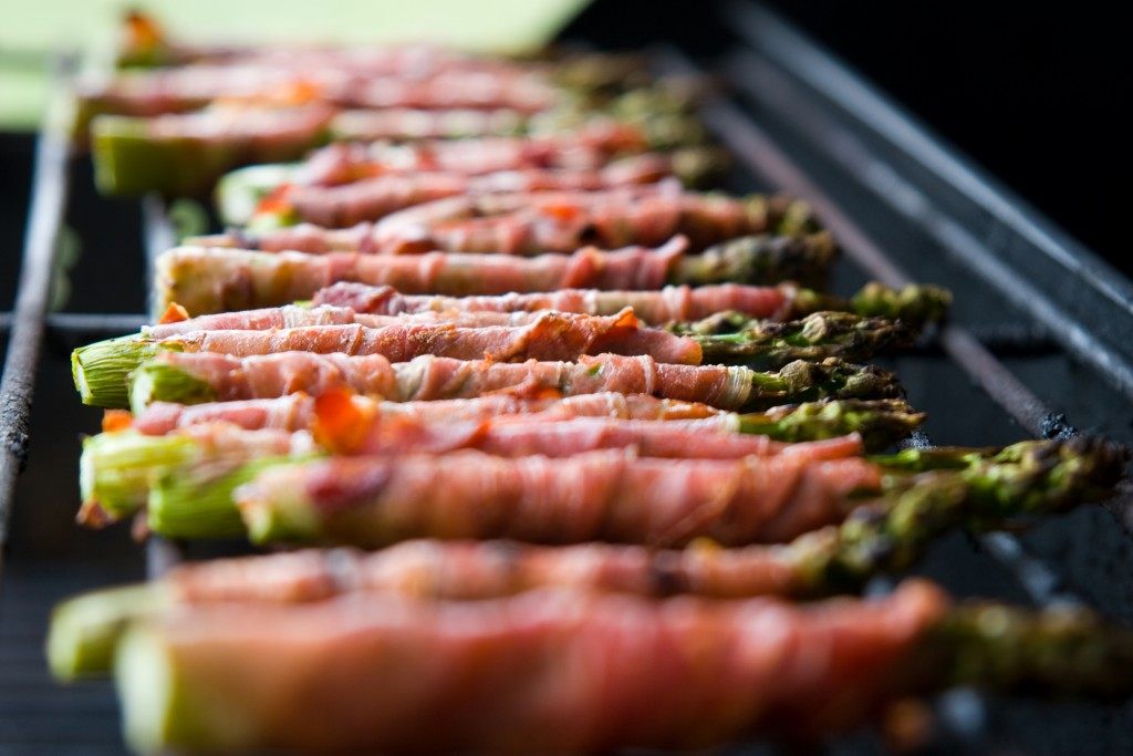 Grilled asparagus