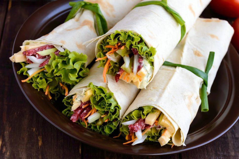 Greek Chicken & Hummus Wrap Meridian Farm Market