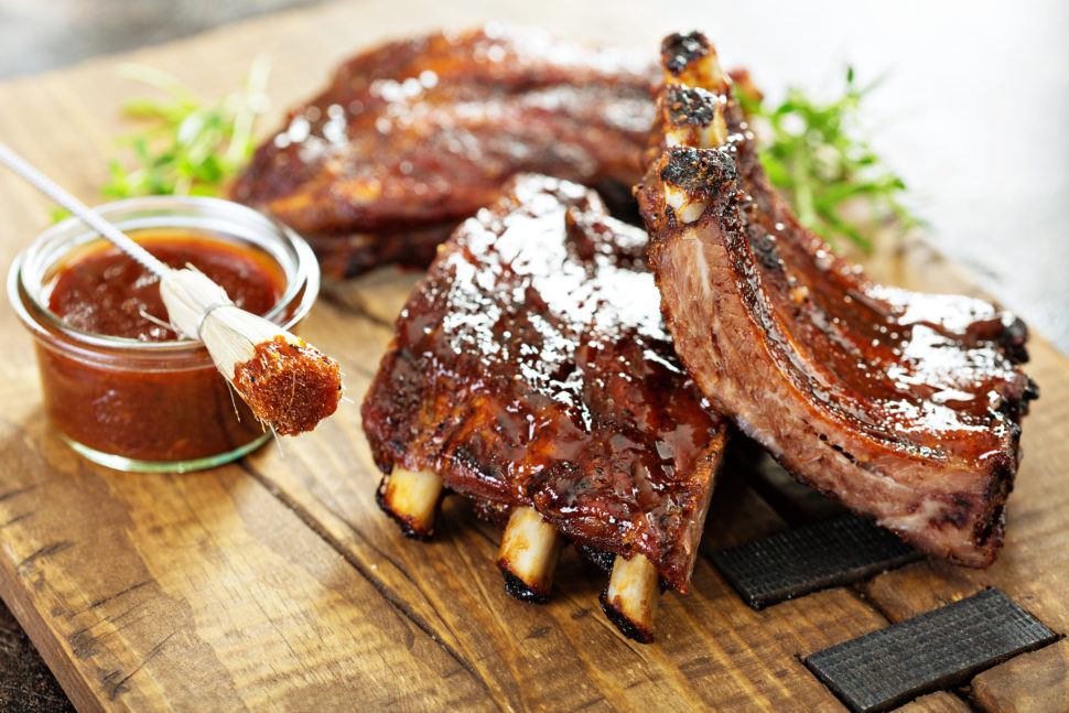 Perfectly Grilled New York Steak Meridian Farm Market   Pork Ribs 970x647 