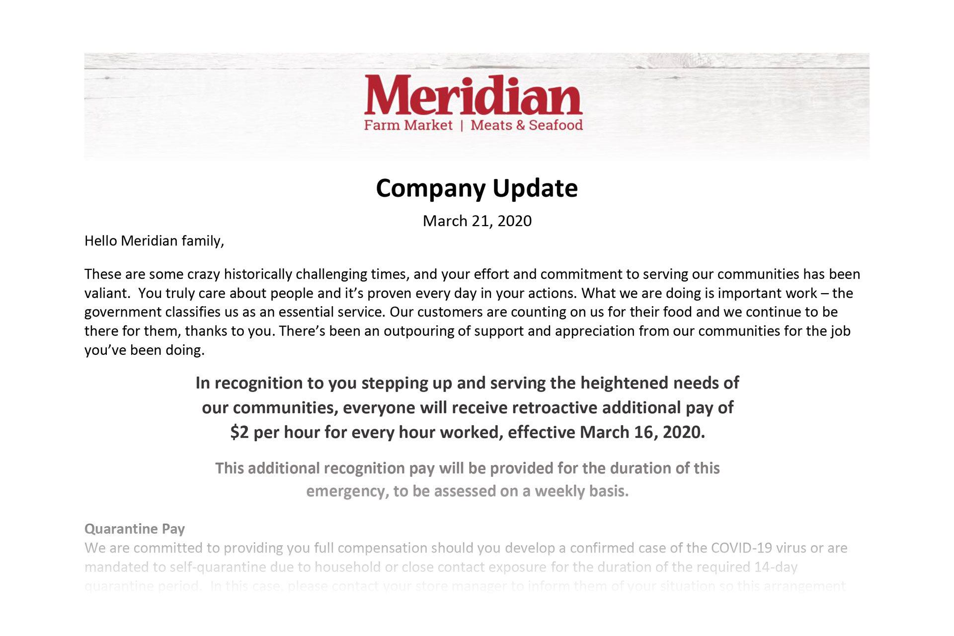 Staff letter march 21 2020