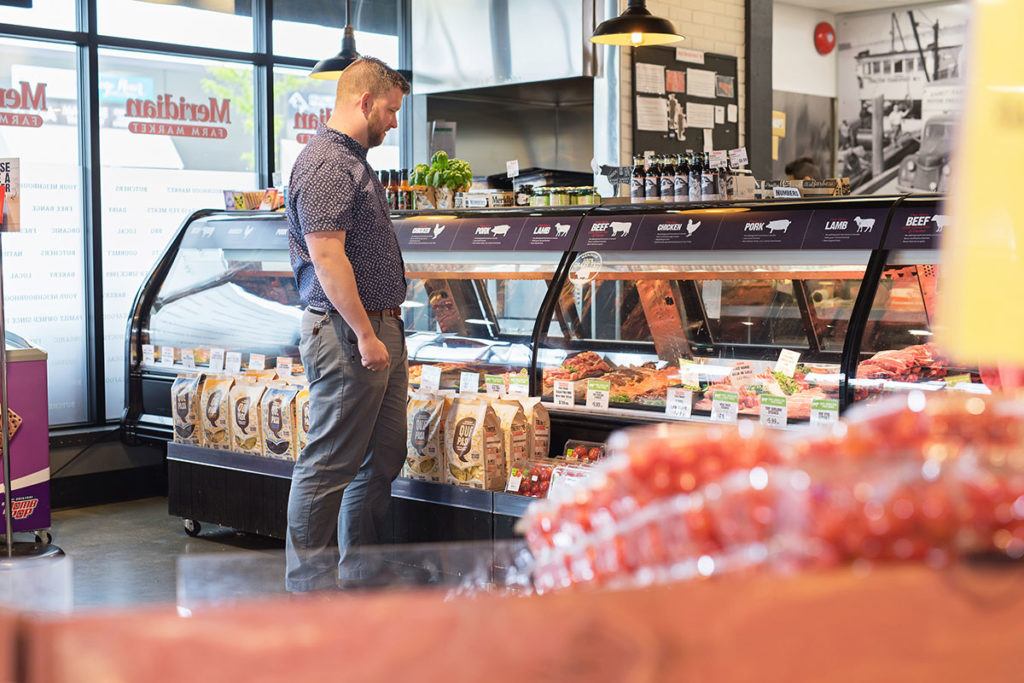 Customer in store